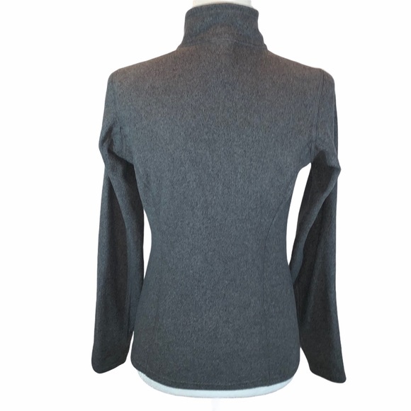 ⏰The North Face XS grey fleece pullover zip jacket - Picture 2 of 15